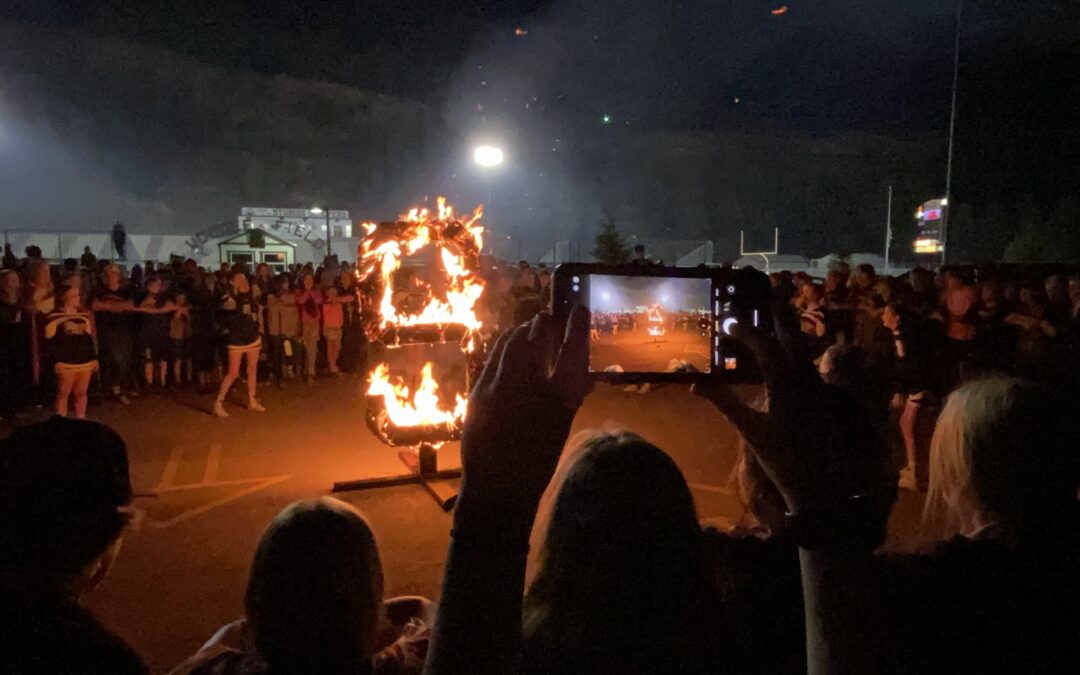 Burning of the "S"